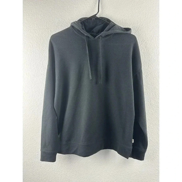 Authentic UGG Women Hoodie Sweatshirt Kyree Micro Terry Black Size: XS Sport - Picture 4 of 14